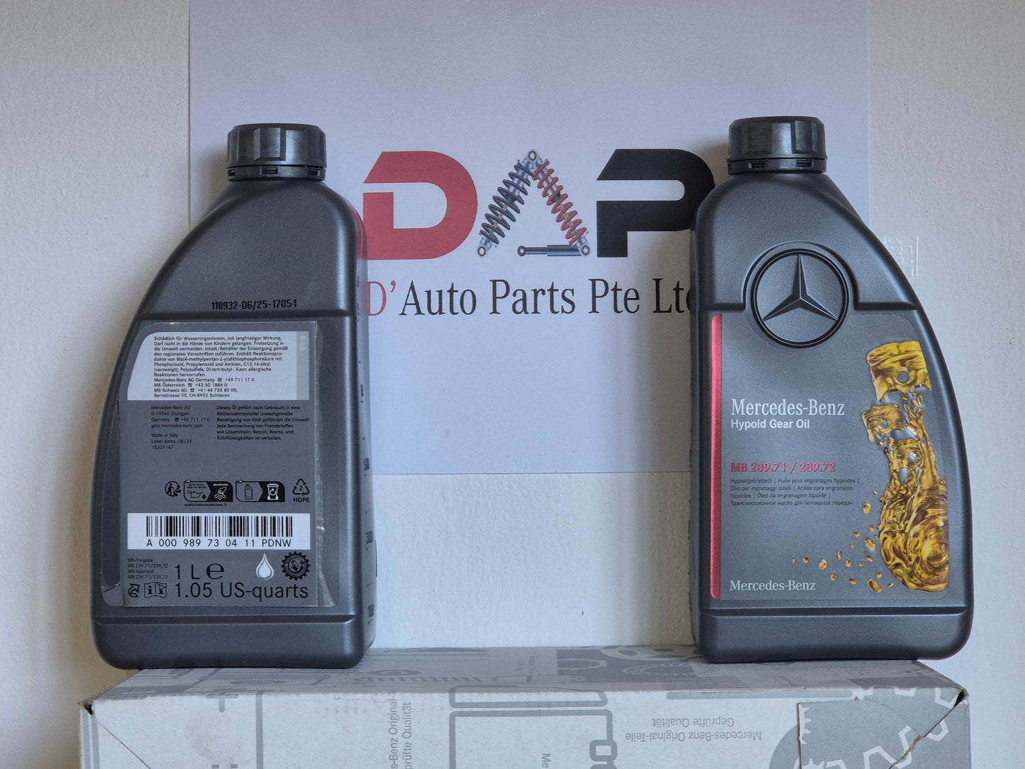 Merc Transmission Oil Rear Axle Differential 1 Litre 000 989 7304 11 PDNW