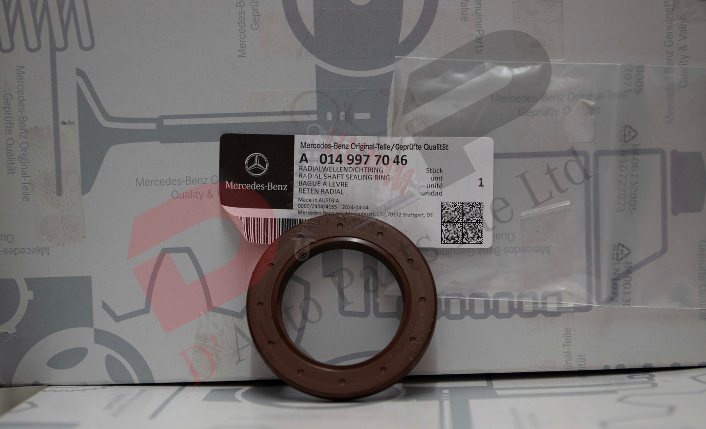 MB Seal (Molded, Oil Pan, ORing) - Engine Housing