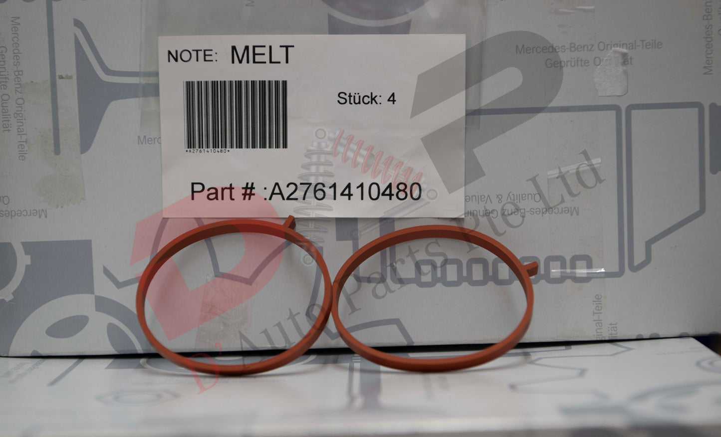 MB Seal (Molded, Flange, Oring) - Hoses, Holders, Clip