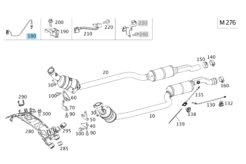 Merc O2 Sensor (Lambda) 009 542 5918
