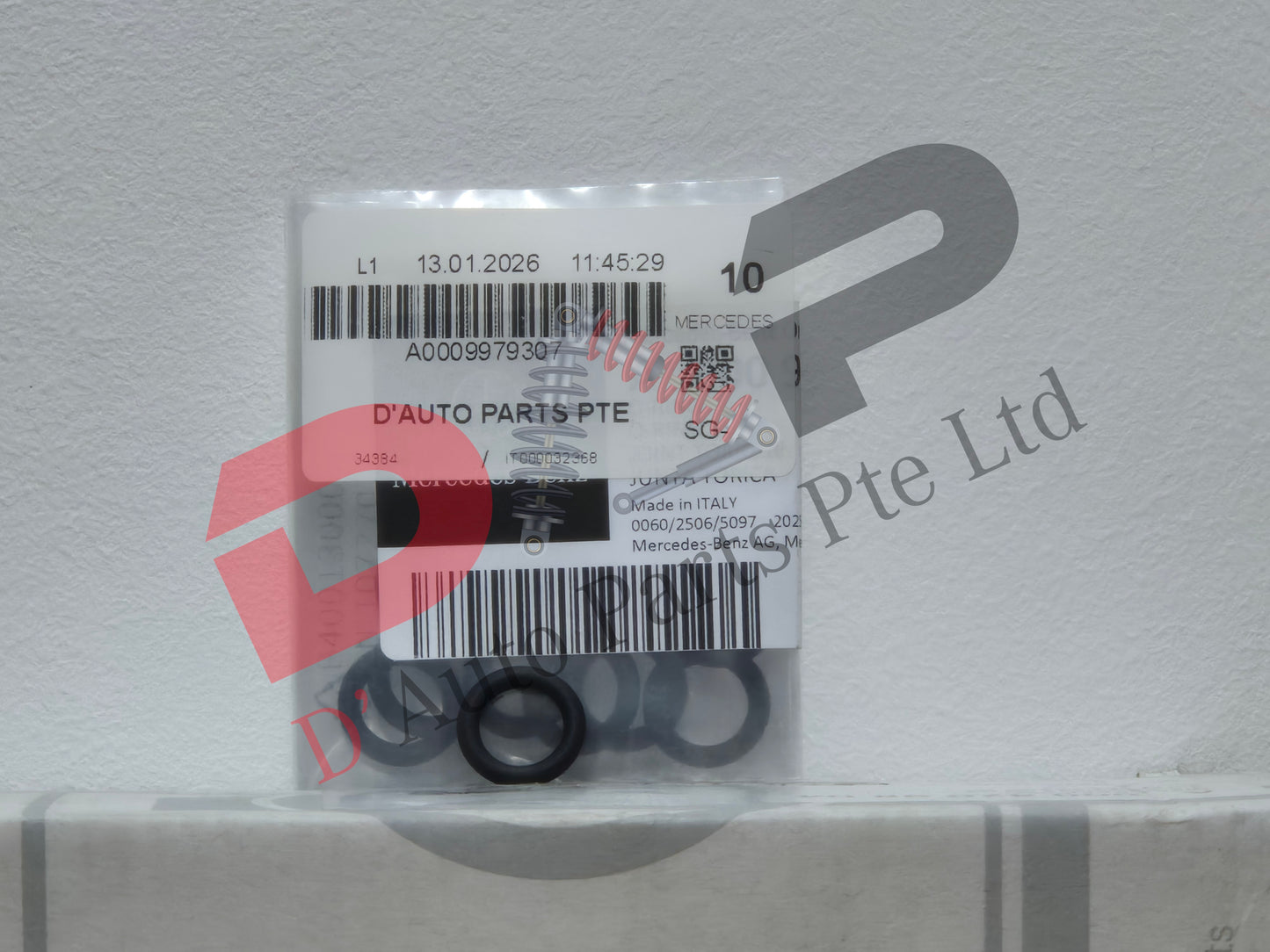 Merc O-Ring - Coolant Line To Exhaust Gas Turbocharger 9.5X2.6MM 000 997 9307