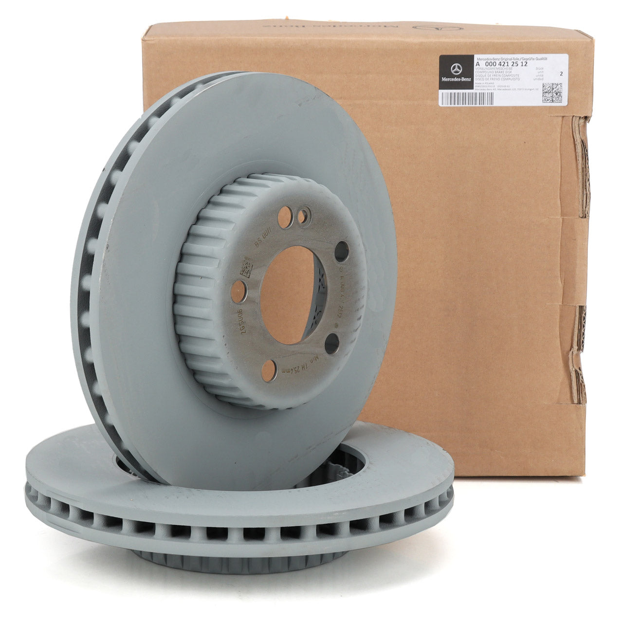 Merc Brake Rotor (Brake Disc) 000 421 2512