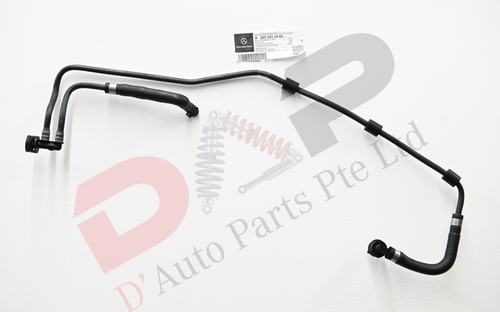 Merc Bleed Line/hose RH Cooler (Expansion RES. And Engine) 205 501 1001