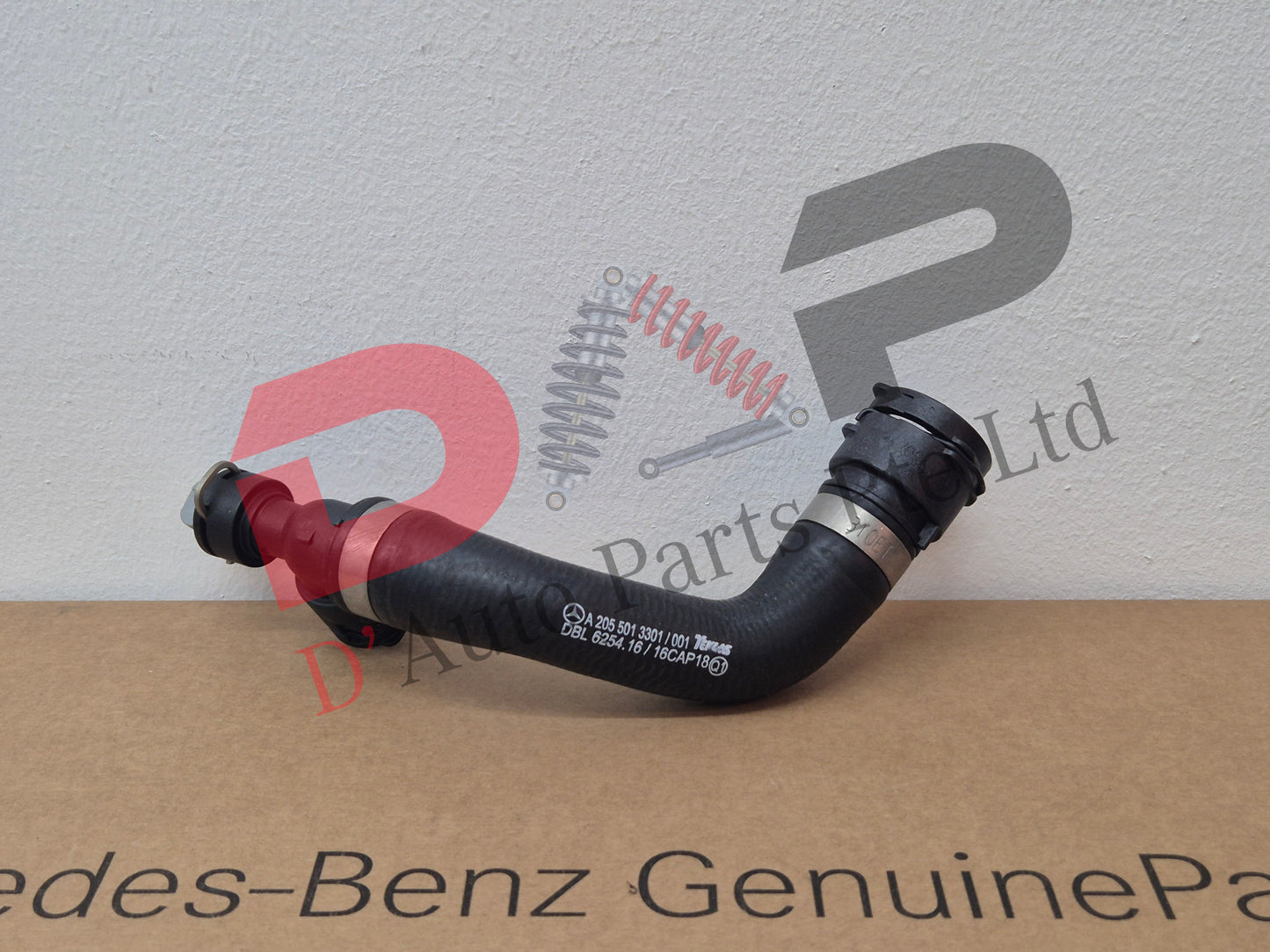 Merc Coolant Hose Low-temperature Cooler To Water Pump 205 501 3301