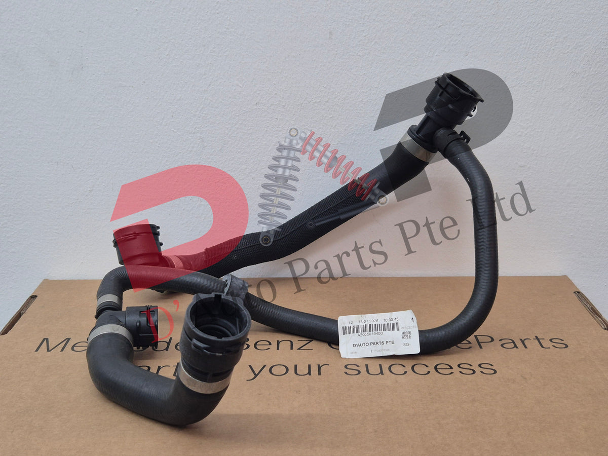 Merc Coolant Filling Hose - Low-temperature Cooler To Water Pump 205 501 9400
