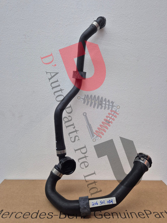 Merc Coolant Filling Hose - Low-temperature Cooler To Coolant Pump And Connecting Point 206 501 0501