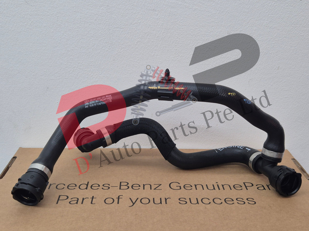 Merc Coolant Hose - Low-temperature Cooler To Charge Air Cooler And Connecting Point 206 501 4200