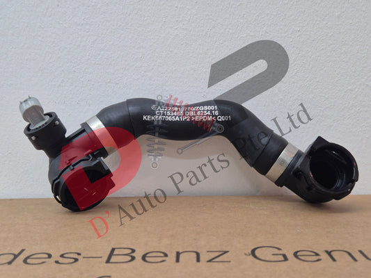 Merc Coolant Hose - Pump To Switchover Valve 222 501 9700