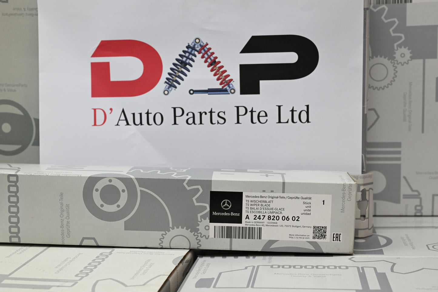 Merc Wiper Blade Front 247 820 0602
