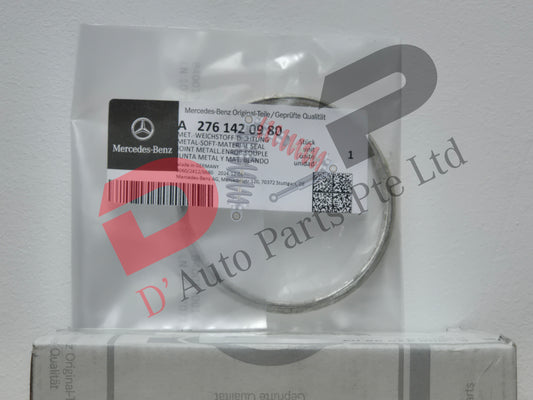 Merc Right Exhaust Gas Line Metal‑Soft‑Material Seal 276 142 0980