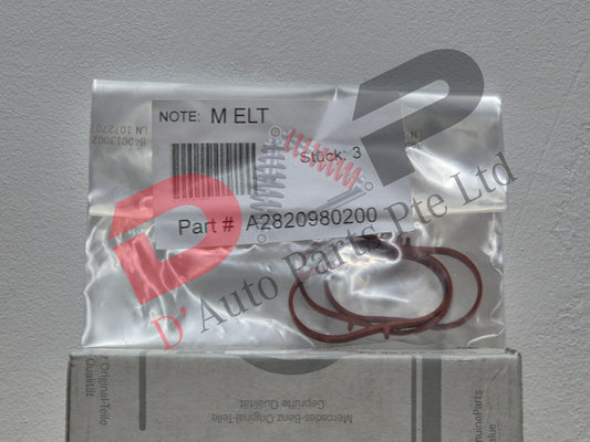 Merc Intake manifold Elastomeric Molded Seal 282 098 0200