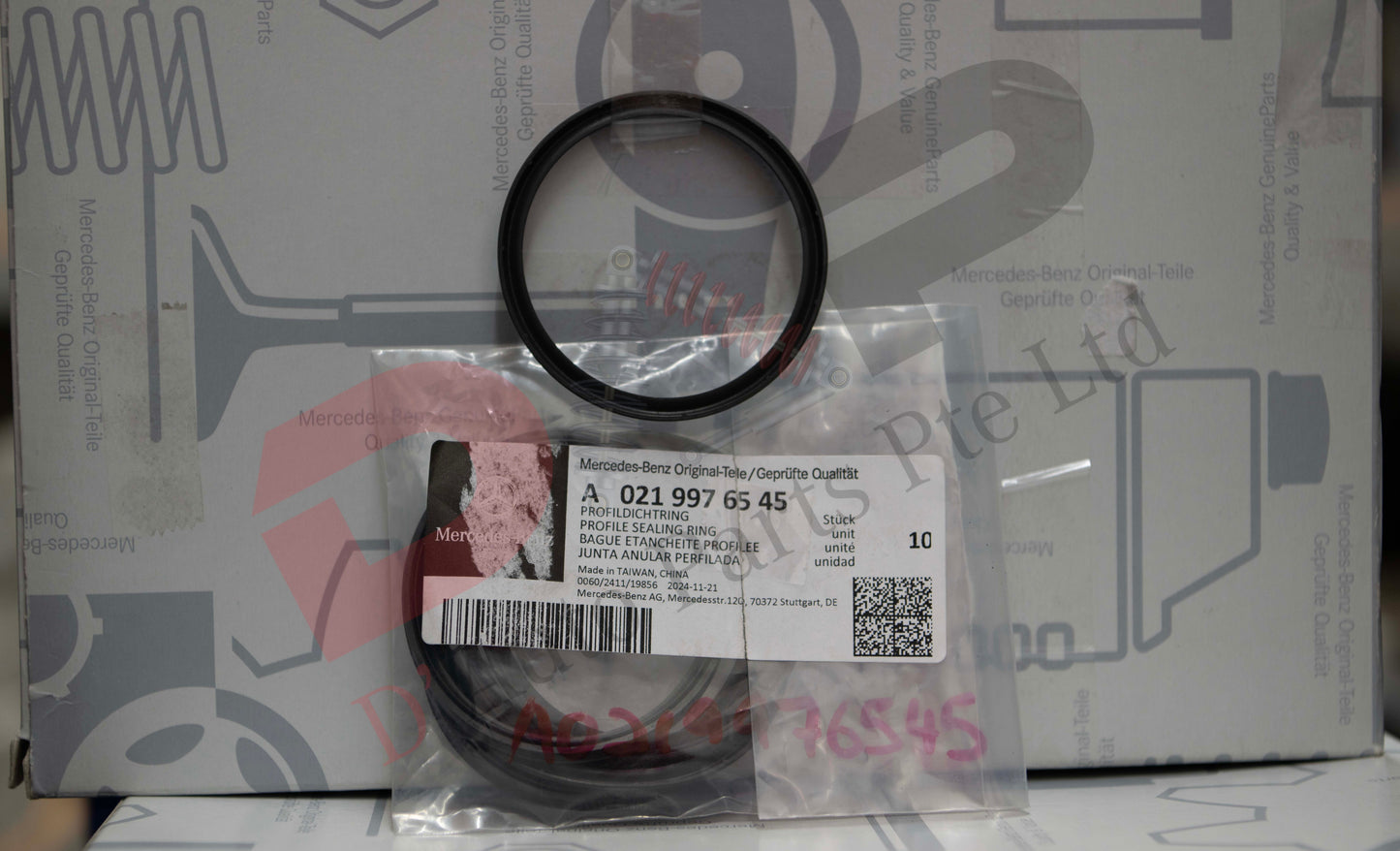 MB Seal (Ring), Charge Air Line - Radiator