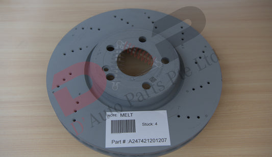 Merc Brake Rotor (Brake Disc) 247 421 2012