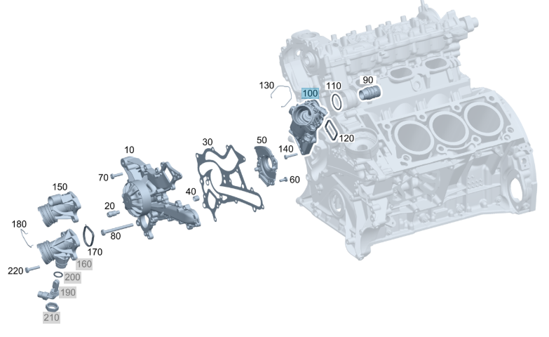 Merc Thermostat 276 200 0600