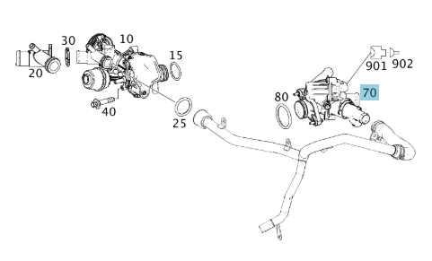 Merc Thermostat 270 200 2200