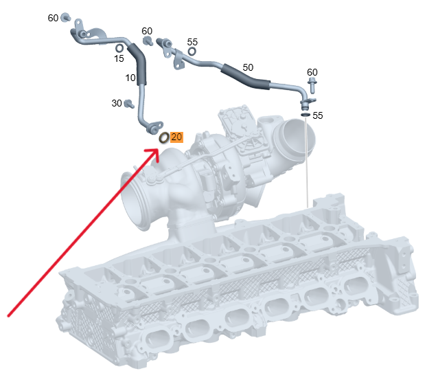 Merc O-Ring To Cylinder Head 000 997 8203