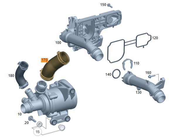 Merc Feed Line 256 203 0203