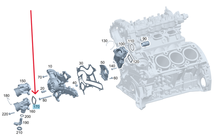 Merc Elastomeric Molded Seal 276 201 0280