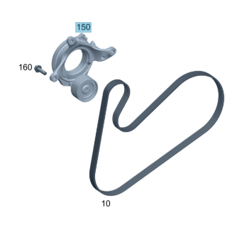 INA Belt Tensioner 534 0794 10 - 282 200 0170